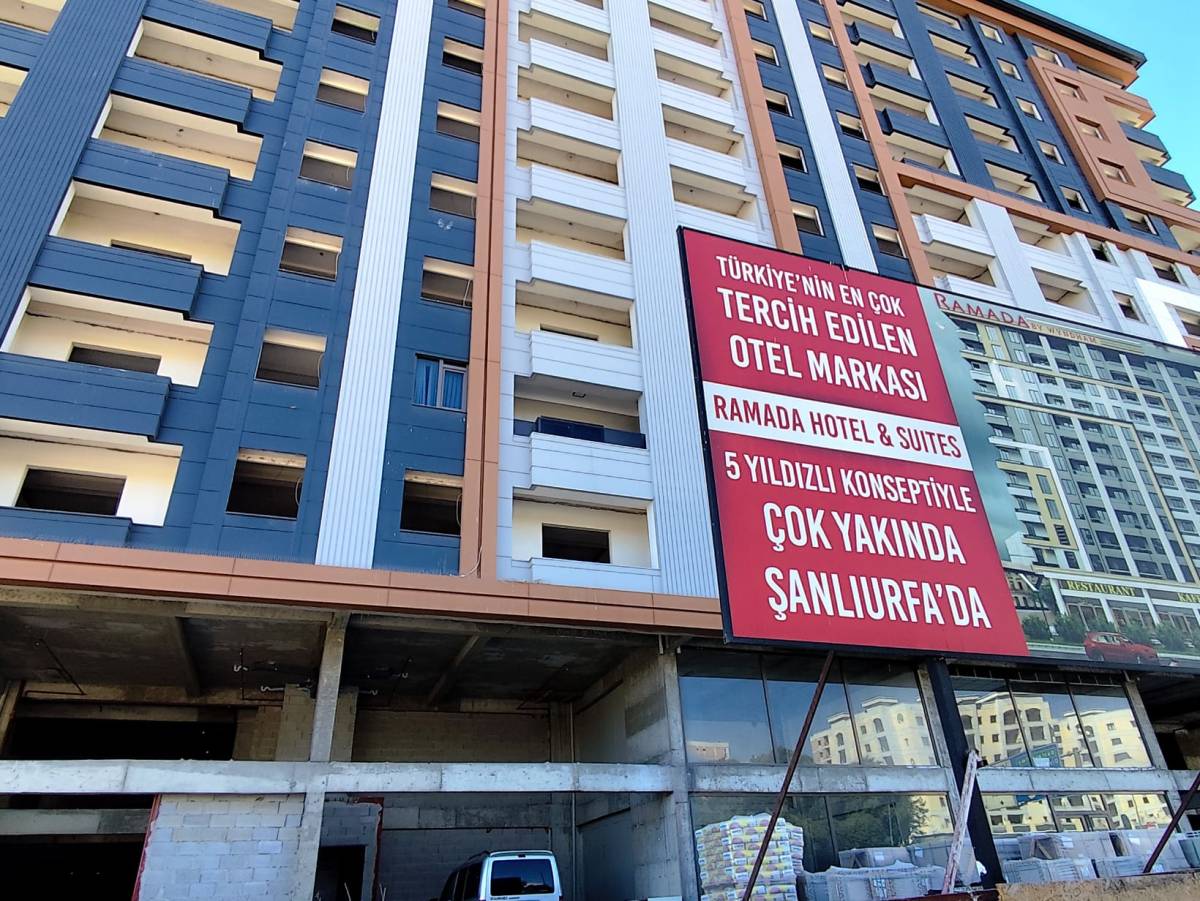 Şanlıurfa'da 5 yıldızlı bir Otel projesi sona doğru