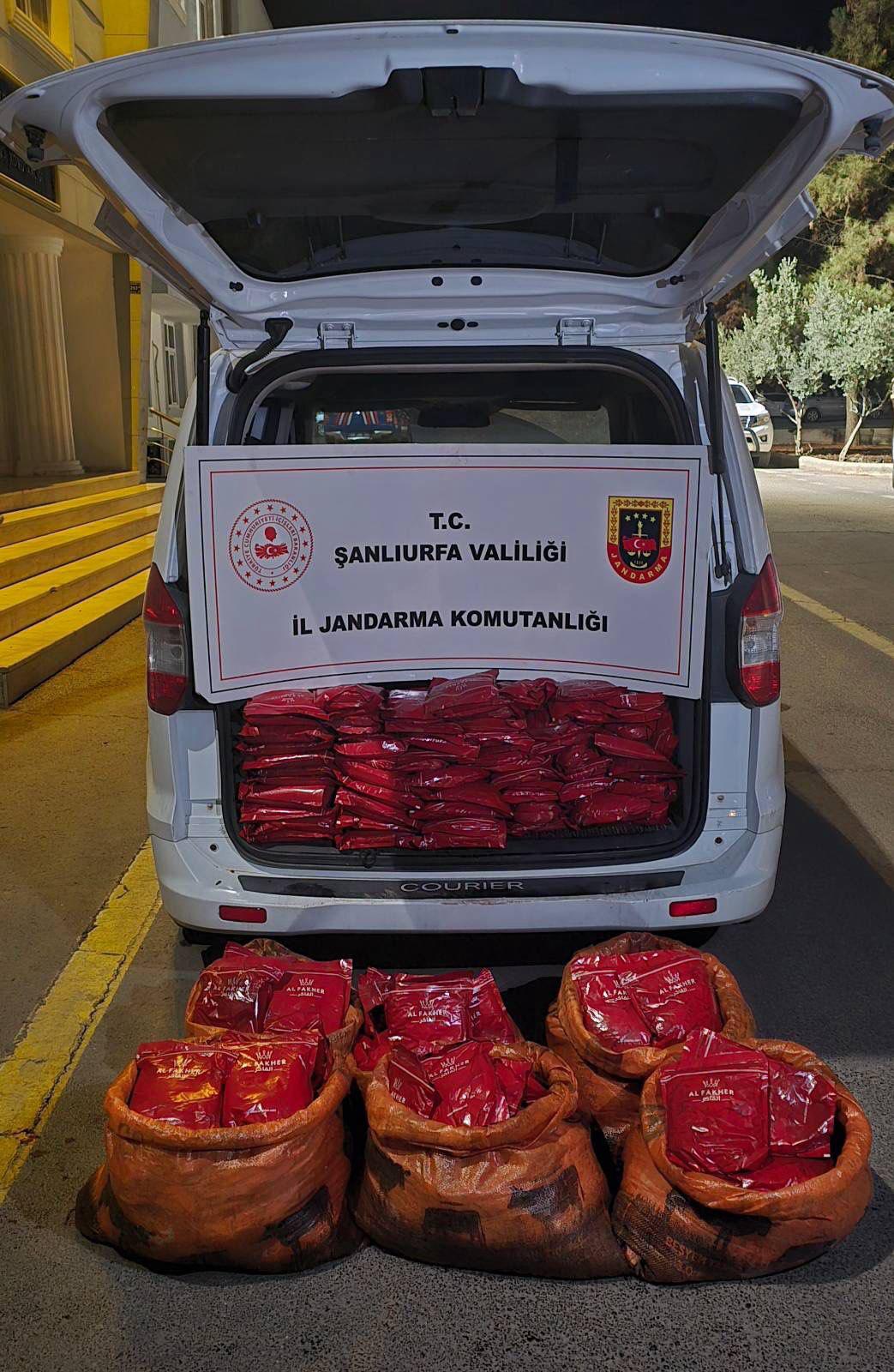 Şanlıurfa’da jandarmadan kaçakçılara operasyon