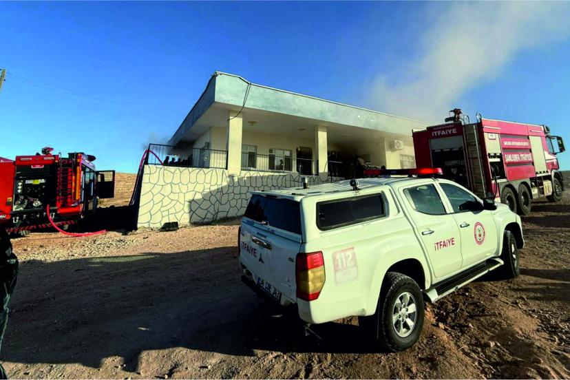 Bağ evi yangını itfaiyeyi alarma geçirdi