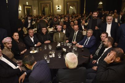 Barzani ve İzol aileleri düğünde bir araya geldi