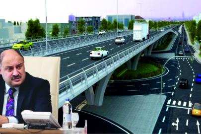 Başkan, 'Üst geçitli kavşak' projesi için düğmeye bastı