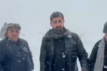 TOKİ sakinleri, karda kapanan yollarının açılmasını istiyor