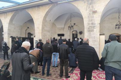 Cuma namazı sonrası yağmur duası edildi