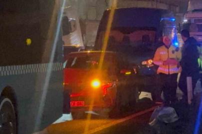 Diyarbakır yolunda işçi servisi kaza yaptı: 1 ölü, 4 yaralı