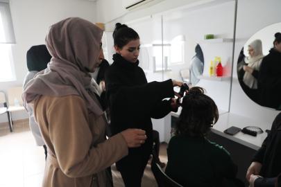 HALILIYE'DE KADINLARA EGITIM VE HOBI DESTEGI