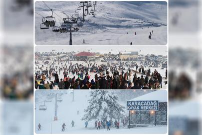 Karacadağ Kayak Merkezinde sezon açıldı