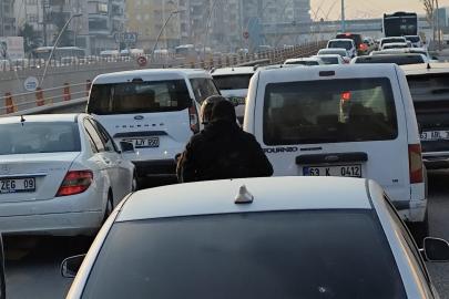 Karaköprü'de trafik kaosu artıyor
