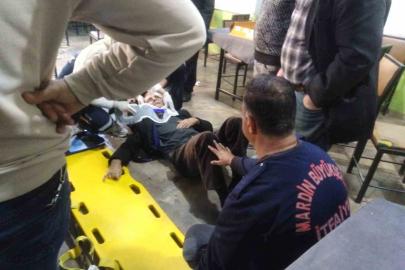 Kıraathanede tavan çöktü: 2 yaralı