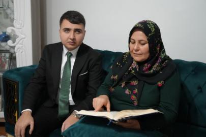 Kur’an-ı Kerim aşkı, görmeyen gözü oldu