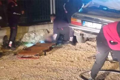 Otomobil park halindeki kamyona çarptı: 1 ölü, 2 yaralı