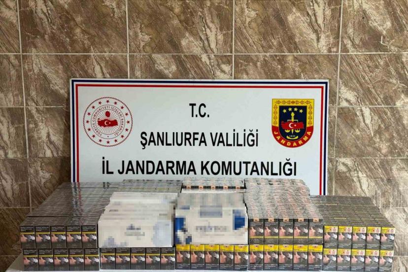 Şanlıurfa’da 7 bin 958 paket kaçak sigara ele geçirildi