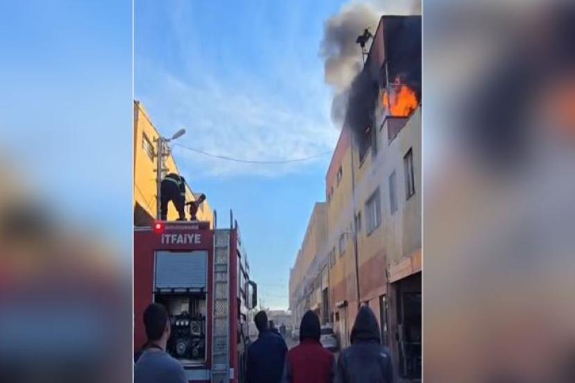 Şanlıurfa’da bir işyerinde yangın