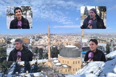 Şanlıurfa’da kar yağışı kentte sevinçle karşılandı