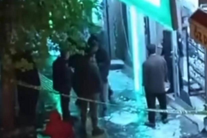 Tekel bayisine patlayıcı atıldı