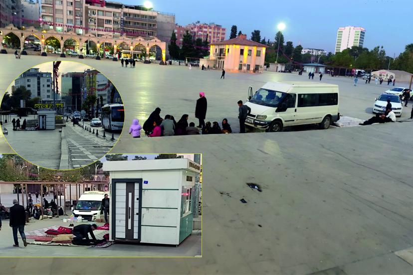 Topçu Meydanı 'Hasta bekleme meydanı'na dönüştü