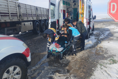 UMKE ve 112 ekipleri, gebe kadın için zamanla yarıştı