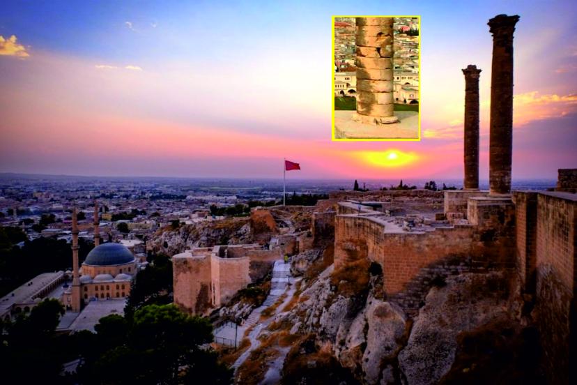 Urfa Kalesi sütunlarına suikast mi düzenlendi?
