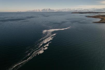 Van Gölü yüzeyindeki köpüklenme şaşırttı