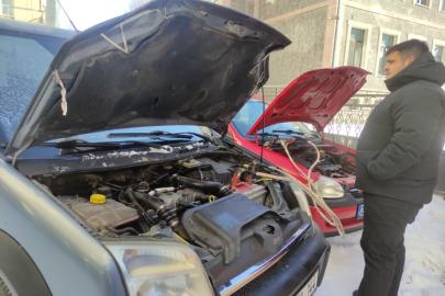 Ardahan’da Sibirya soğukları başladı, Göle eksi 36’yı gördü