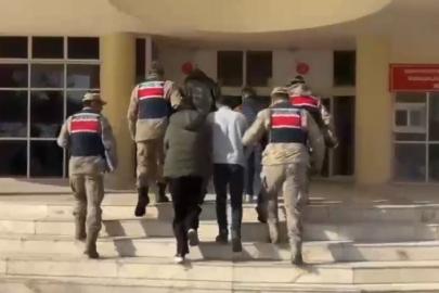 Bağ evine giren 4 hırsızlık şüphelisi adliyeye sevk edildi
