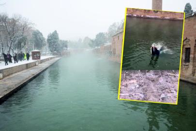 Balıklıgöl'de tepki yaratan görüntü