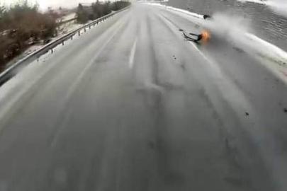 Gizli buzlanma beraberinde kazayı getirdi