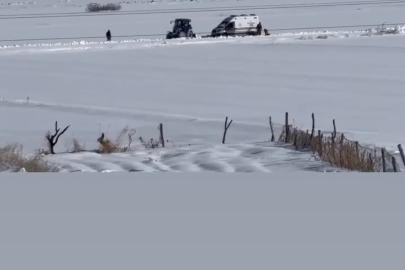 Gölbaşı’nda yollar buz pistine döndü