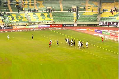 İnegölsporluların aklı bu pozisyonda kaldı