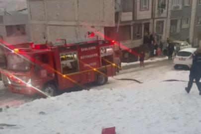 Şanlıurfa'da bir apartmanda yangın