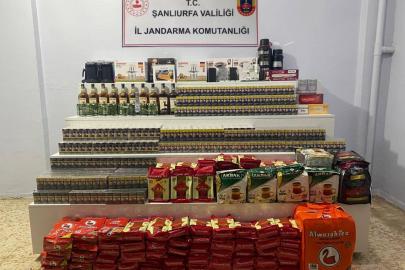 Şanlıurfa’da tütün ve alkol kaçakçılarına operasyon