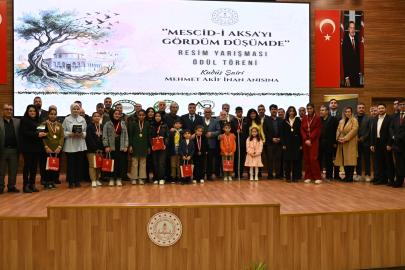 Şanlıurfa’da yarışmada dereceye girenler ödüllendirildi