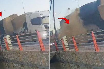 TIR’dan düşen balyalar faciaya neden oluyordu