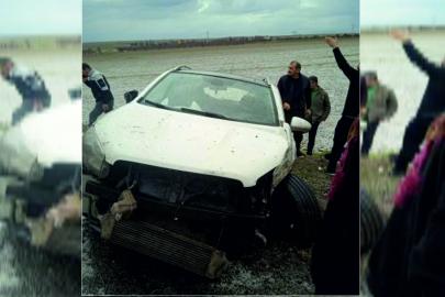 Aniden bastıran dolu kazaya yol açtı