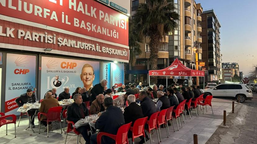 CHP Şanlıurfa’dan iftar programları