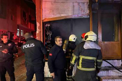 Eyyübiye'de yangın