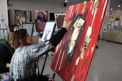 KARAMEK RESİM KURSUYLA YETENEKLER KEŞFEDİLİYOR