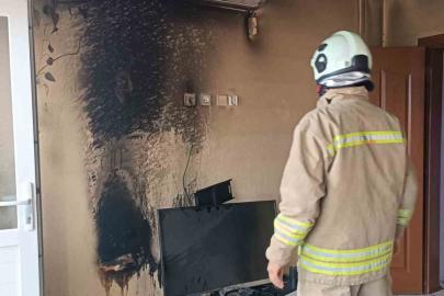 Mardin’de ev yangını