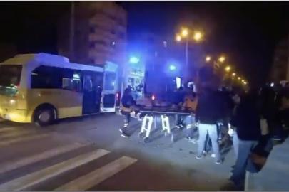 Motosikletin çarptığı kadın yaralandı