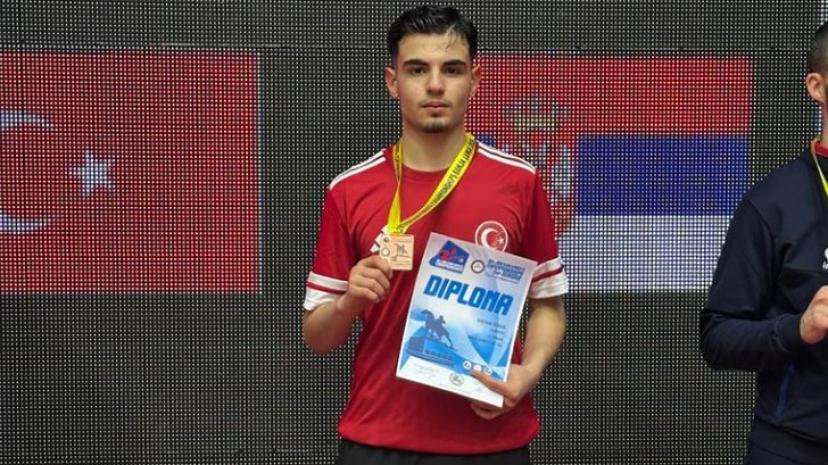 Şanlıurfalı sporcu Balkon üçüncüsü oldu