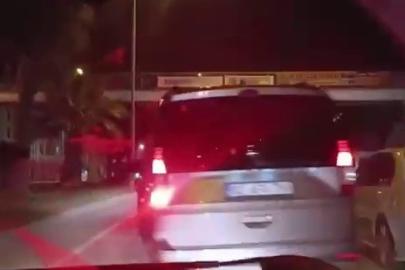 Trafikte makas atan sürücüye ceza yağdı