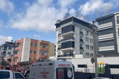 Çatı katında çıkan yangın söndürüldü