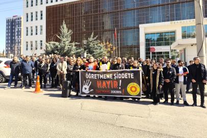 Şanlıurfa'da öğretmenler 'Artık yeter' dedi