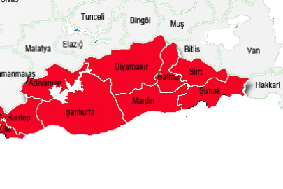 Sınırdaki 22 il için seyahat yasağı uyarısı