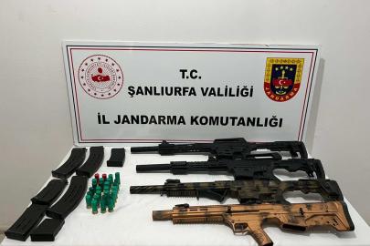 Suruç ve Akçakale’de silah operasyonu