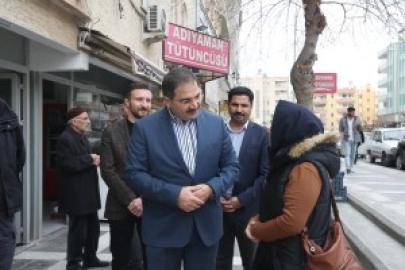 Canpolat tarihi çarşılar bölgesindeki esnafı ziyaret etti