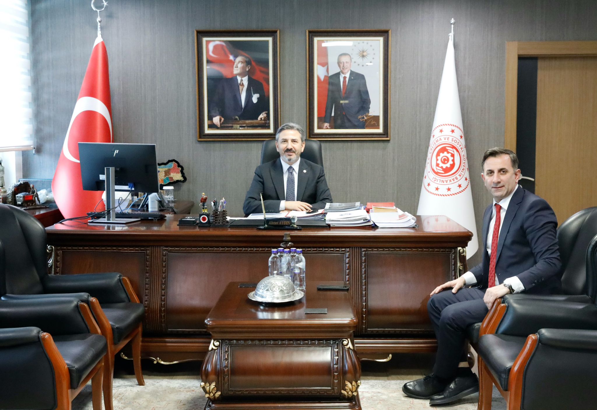 Dünya Gençlik Konseyi Genel Başkanı Hüseyin Celep’ten Bakan Yardımcısı Ahmet Aydın’a Ziyaret