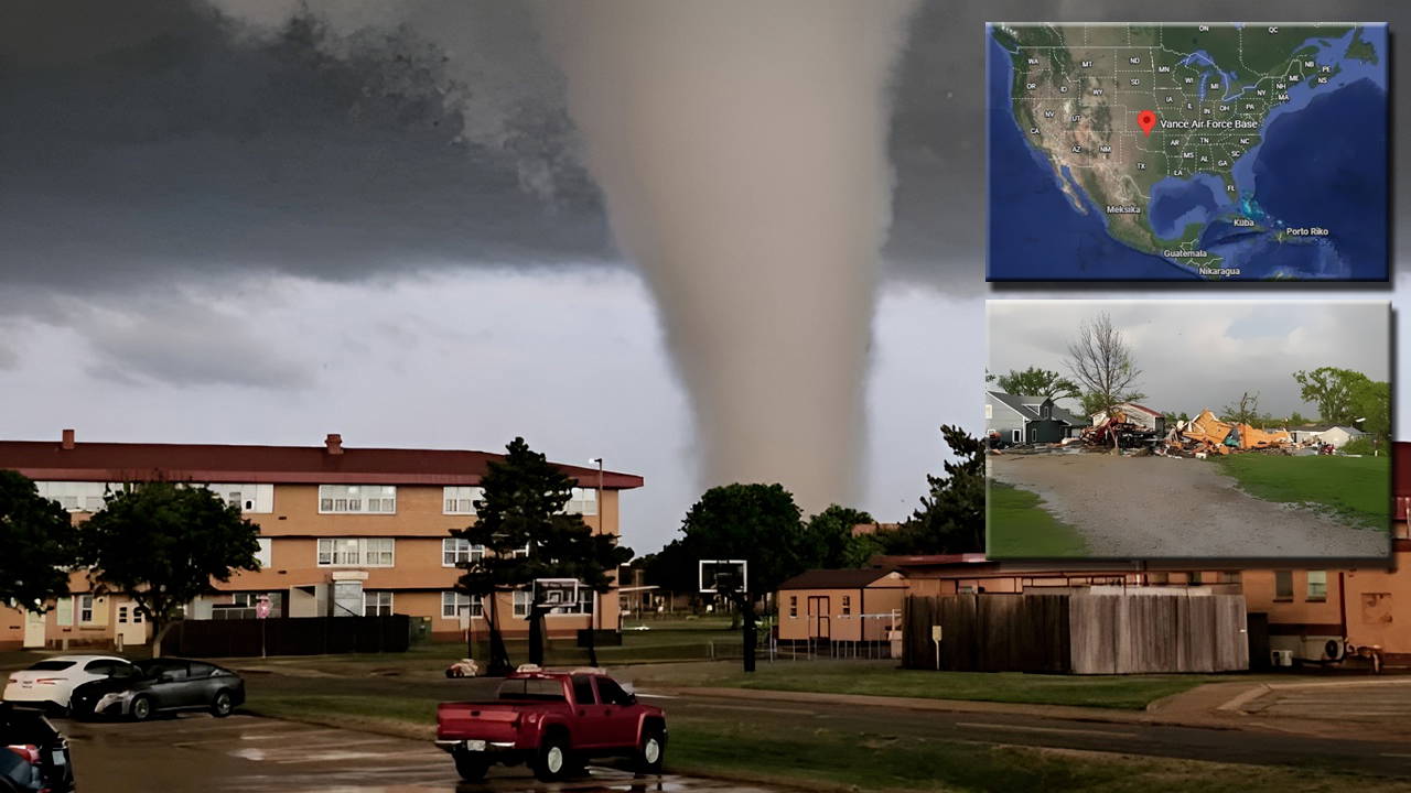 ABD’de Hortum Felaketi: Oklahoma’da Evler Yıkıldı, Hava Üssü Kapatıldı